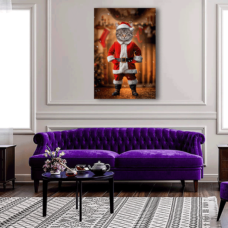 Mr Santa Claus – Christmas Santa Pet Portrait
